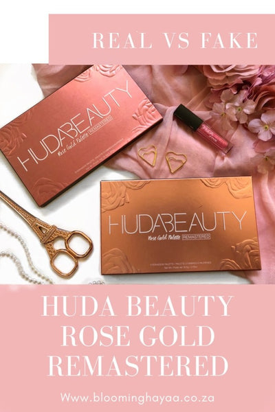 Huda Beauty Rose Gold Remastered – Real Vs Fake