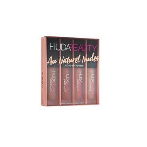 Huda Beauty Liquid Matte Minis - Au Naturel Nudes - mystic-beauty-international-make-up-store