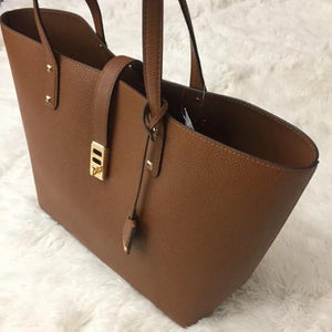 Michael Kors Leather Tan Large Karson Tote Handbag - mystic-beauty-international-make-up-store