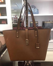 Load image into Gallery viewer, Michael Kors Leather Tan Large Karson Tote Handbag - mystic-beauty-international-make-up-store