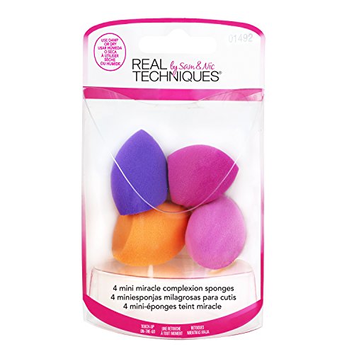 Real Techniques 4 Mini Miracle Complexion Sponges - mystic-beauty-international-make-up-store