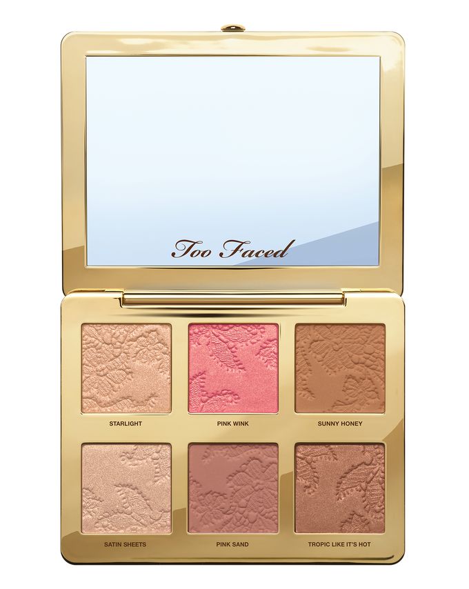 Too Faced Natural Face - Highlight, Blush & Bronzing Veil Face Palette - mystic-beauty-international-make-up-store