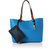 Load image into Gallery viewer, Fossil Rachael Tote Handbag - Blue (Cerulean)