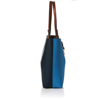 Load image into Gallery viewer, Fossil Rachael Tote Handbag - Blue (Cerulean)