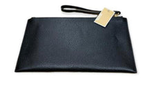 Load image into Gallery viewer, MICHAEL KORS  JET SET  LARGE ZIP CLUTCH WRISTLET  LEATHER  BLACK