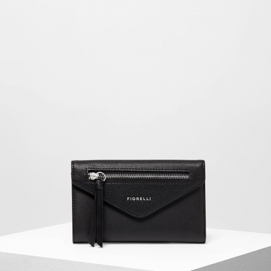 Fiorelli Nicholl Black purse- zip detail - mystic-beauty-international-make-up-store