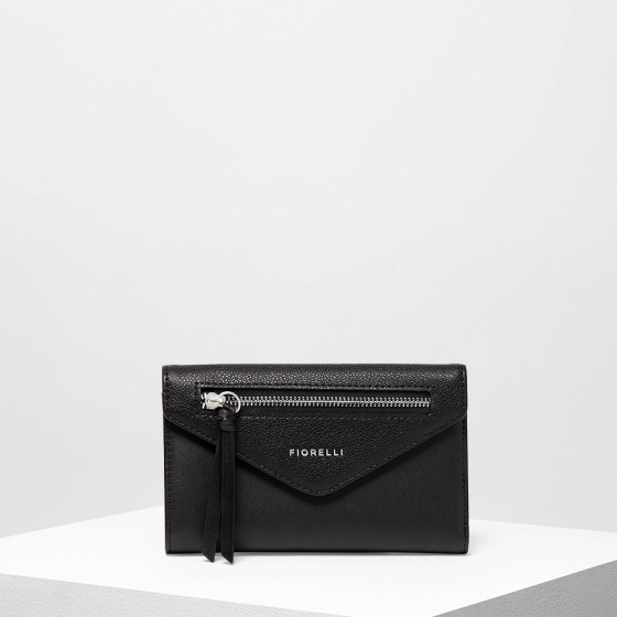 Fiorelli Nicholl Black purse- zip detail - mystic-beauty-international-make-up-store